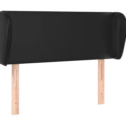 Wezgłowie Czarny 103 x 23 x 78/88 cm Sztuczna skóra vidaXL