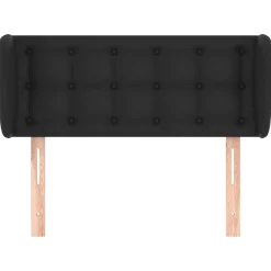 Wezgłowie Czarny 83 x 23 x 78/88 cm Sztuczna skóra vidaXL