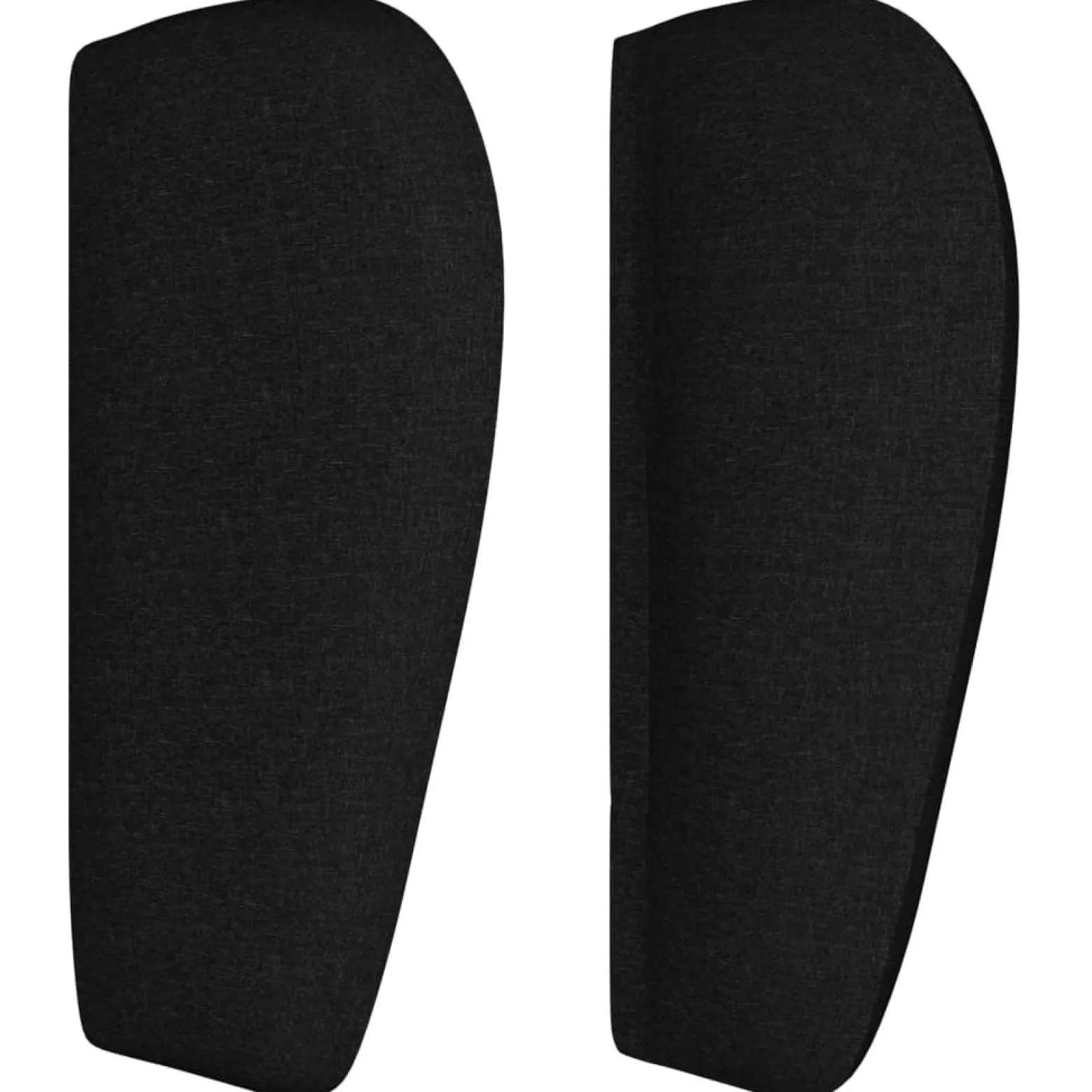 Wezgłowie Czarny 93 x 23 x 78/88 cm Tkanina vidaXL