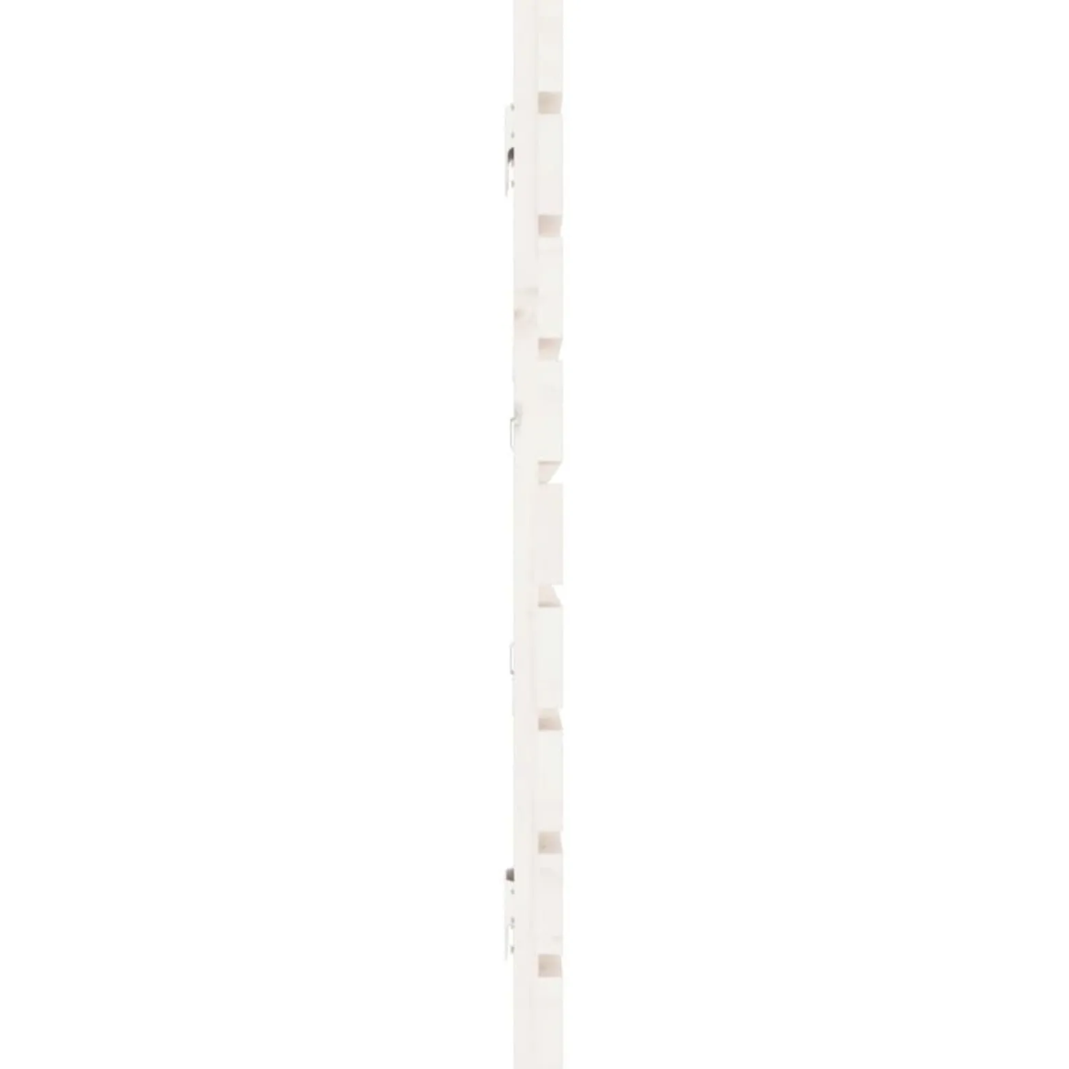 Wezgłowie łóżka Biały 206 x 63 cm Drewno sosnowe vidaXL