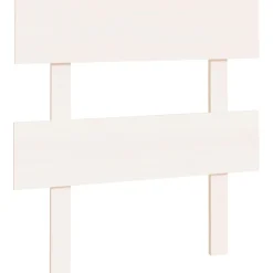 Wezgłowie łóżka Biały 93.5 x 81 cm Pine Wood vidaXL