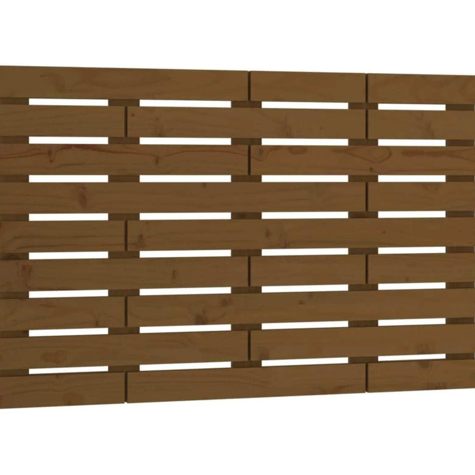 Wezgłowie łóżka Brąz 106 x 63 cm Pine Wood vidaXL