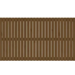 Wezgłowie łóżka Brąz 159.5 x 90 cm Pine Wood vidaXL