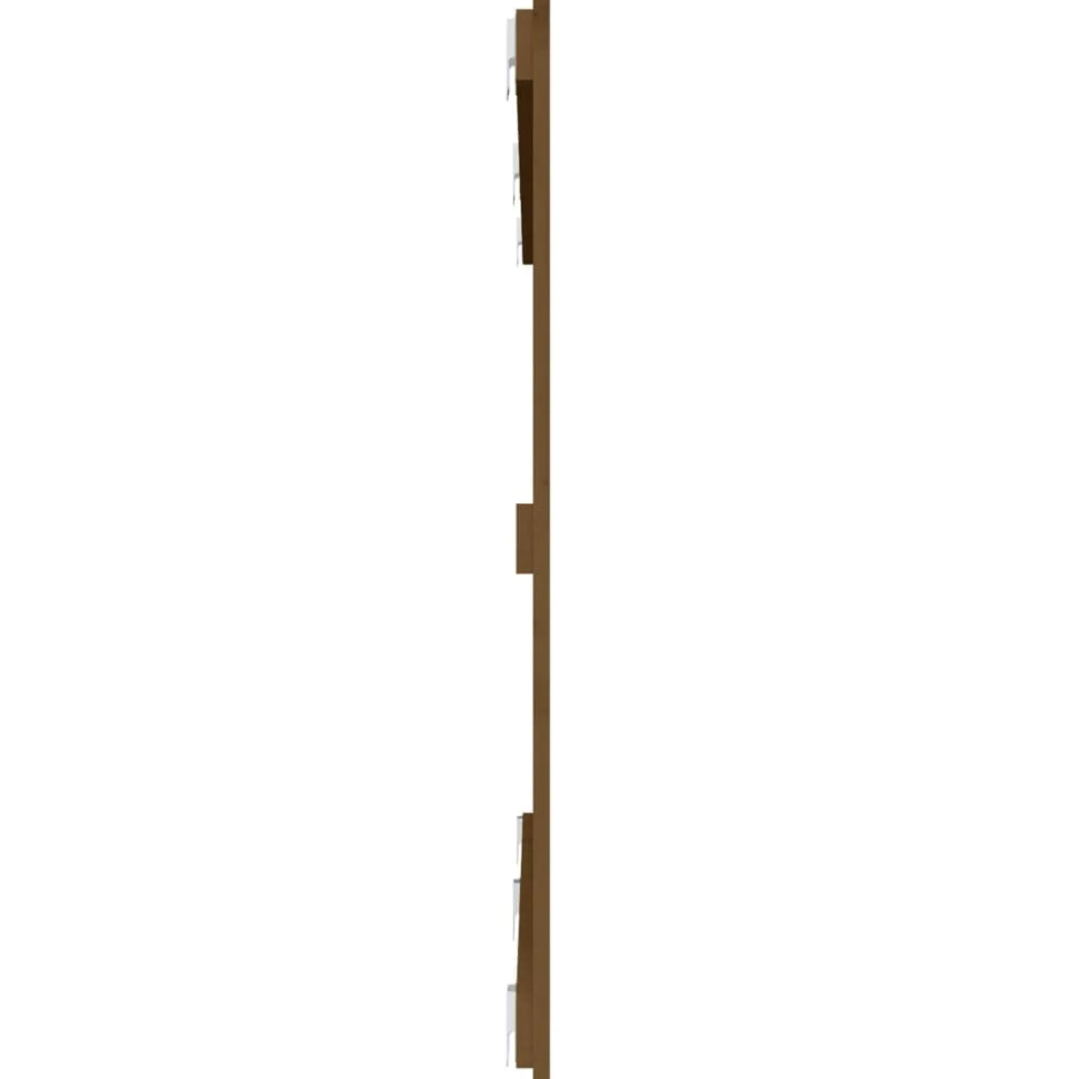 Wezgłowie łóżka Brąz 159.5 x 90 cm Pine Wood vidaXL