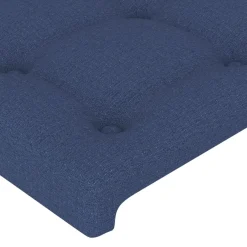 Wezgłowie Niebieski 200 cm Tkanina Wysoki vidaXL