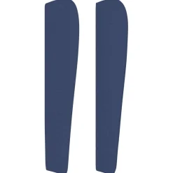 Wezgłowie Niebieski 93 x 23 x 118/128 cm Tkanina vidaXL