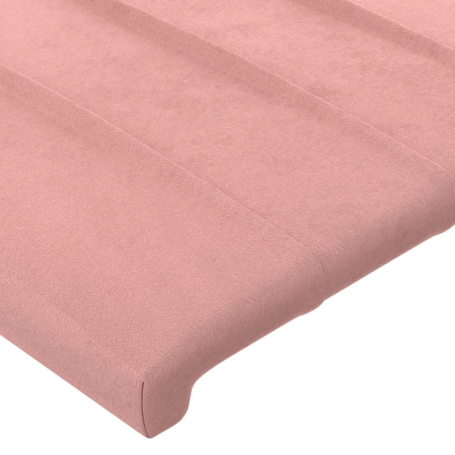 Wezgłowie Różowe 90 cm Aksamit Wysoki vidaXL