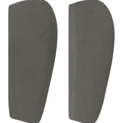 Wezgłowie Szary 83 x 23 x 78/88 cm Aksamit vidaXL