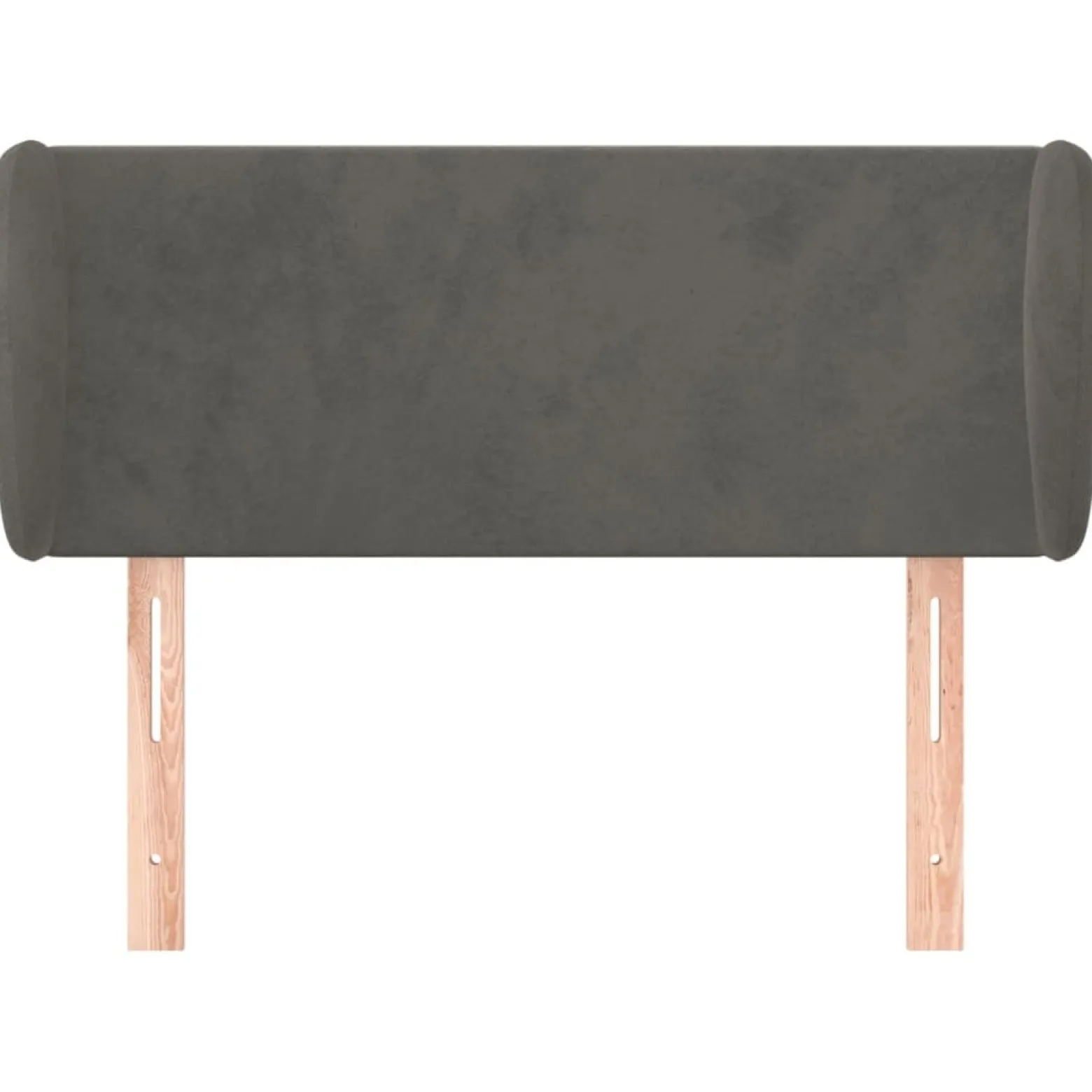Wezgłowie Szary 83 x 23 x 78/88 cm Aksamit vidaXL