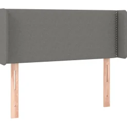 Wezgłowie Szary 103 x 16 x 78/88 cm Tkanina vidaXL