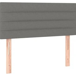 Wezgłowie Szary 80 x 5 x 78/88 cm Tkanina vidaXL