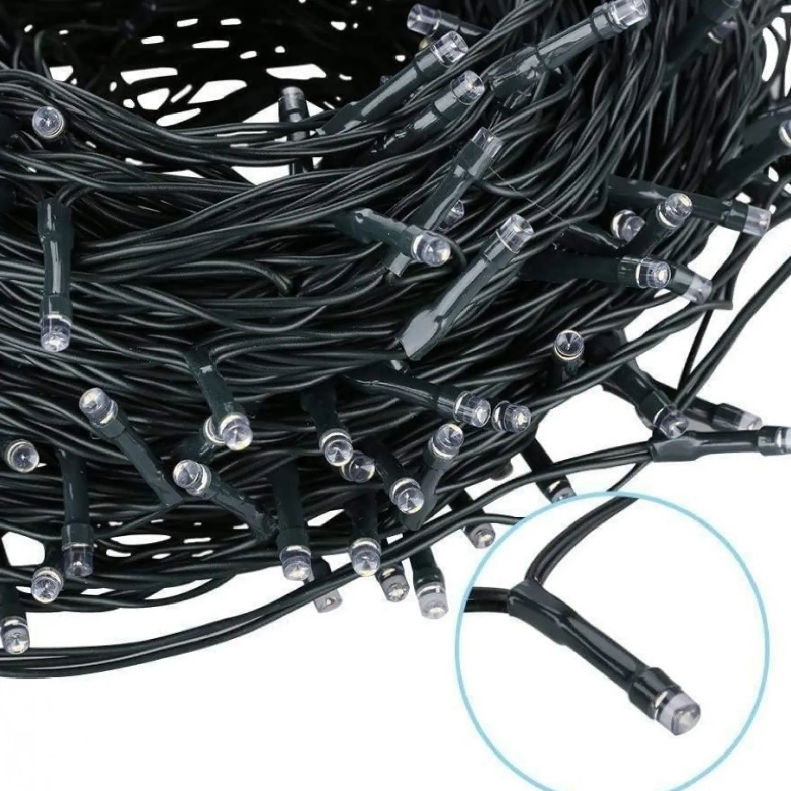 Światełka lampki 200 LED ZIMNY BIAŁY, FLASH BIAŁY LAMP31B