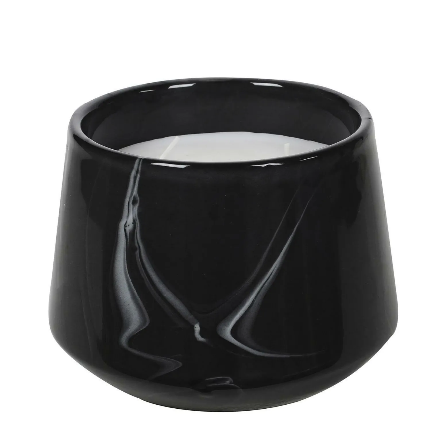 Świeca zapachowa Marble L czarna