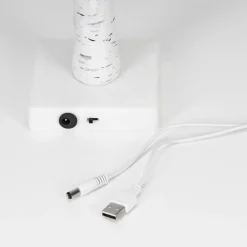 Świecące drzewko 60 cm brzoza 25 Led drzewko świąteczne dekoracja