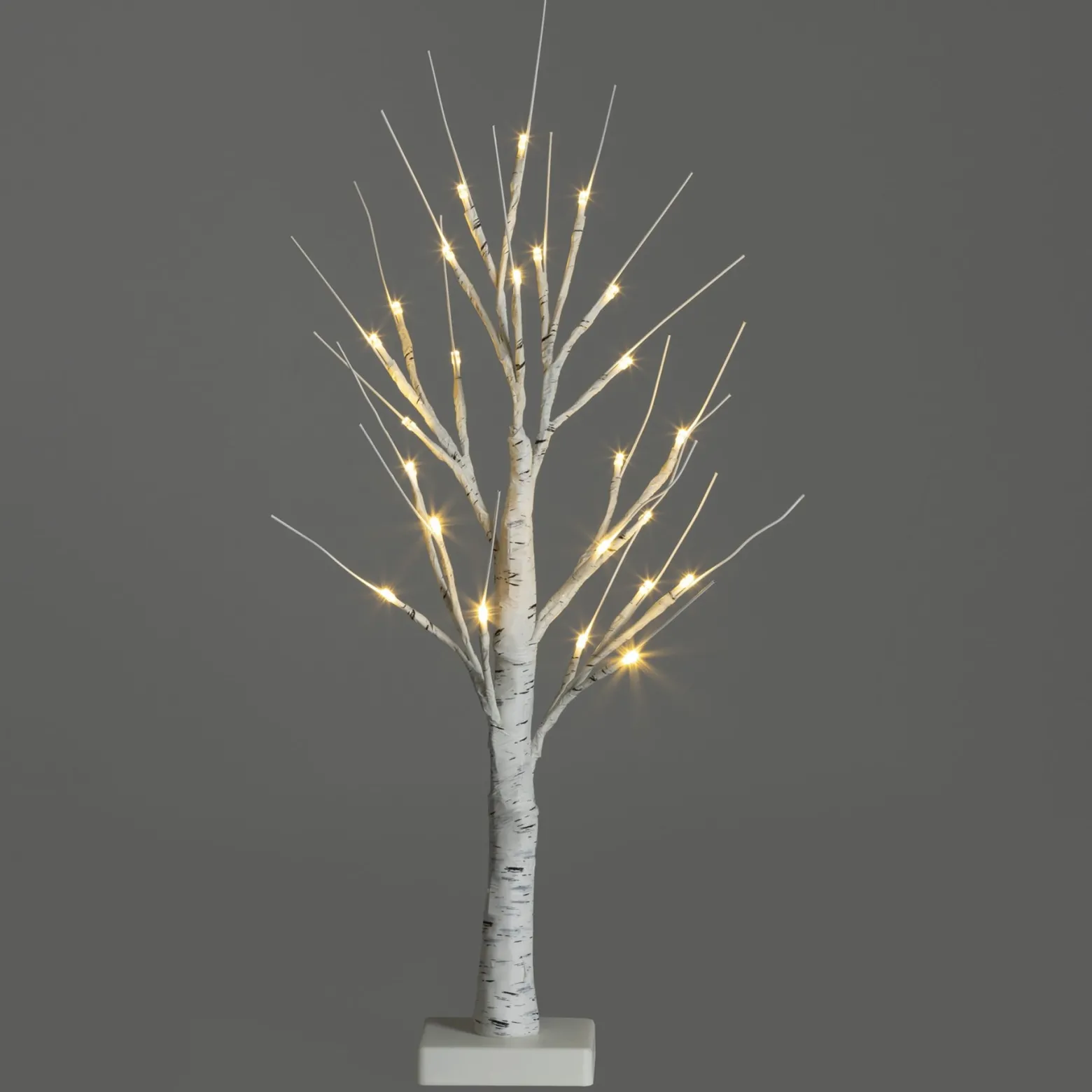 Świecące drzewko 60 cm brzoza 25 Led drzewko świąteczne dekoracja
