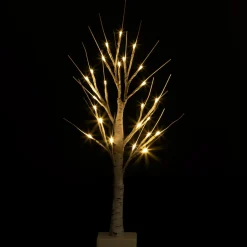 Świecące drzewko 60 cm brzoza 25 Led drzewko świąteczne dekoracja
