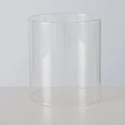Świeczniki 2 szt. czarne 29x16 cm ATHENE