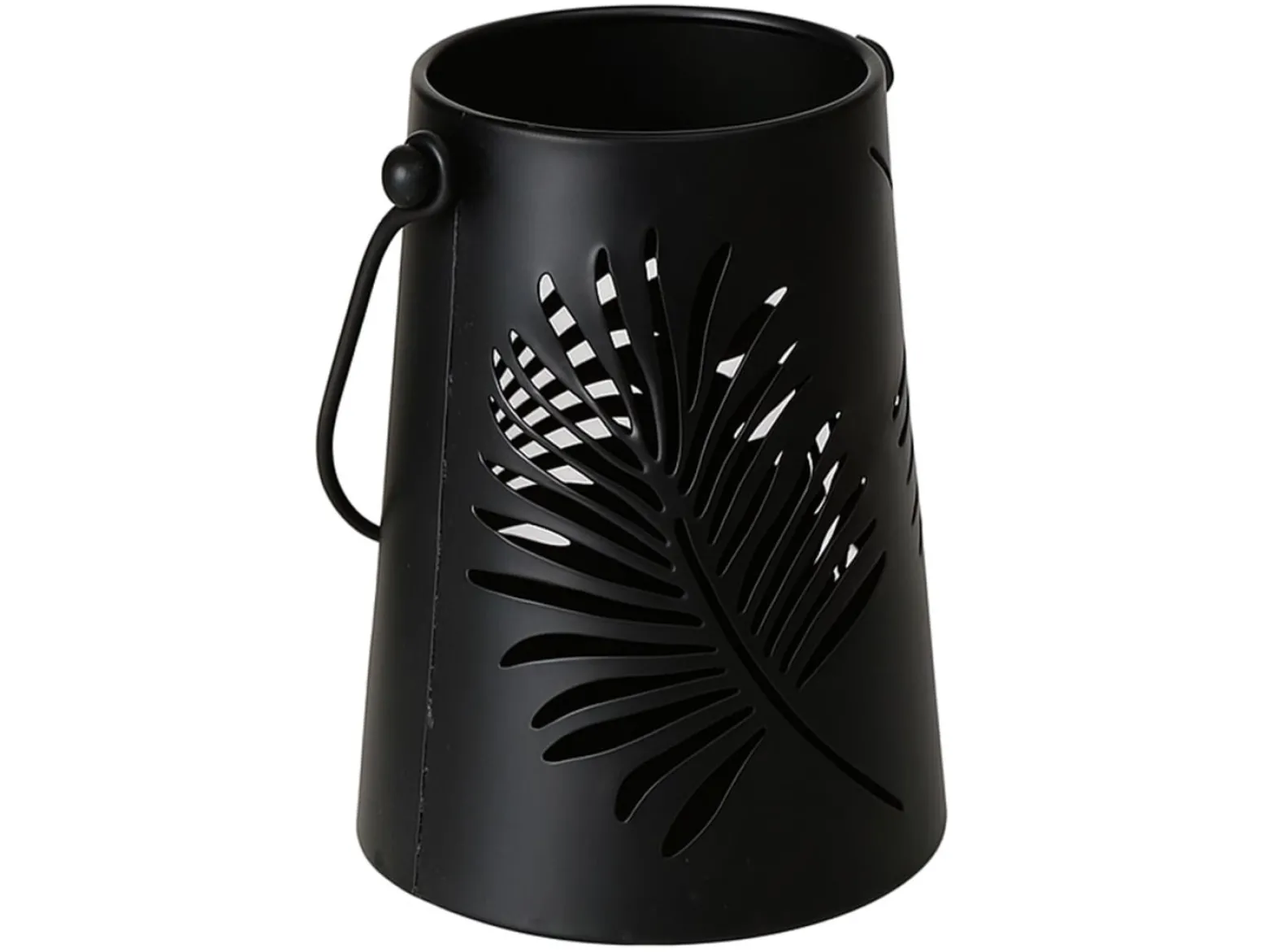 Świecznik metalowy Palmera 11,8 cm czarny mix wzorów
