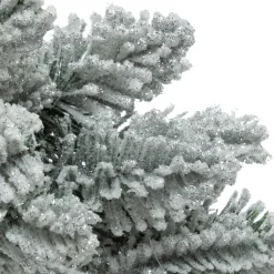 Wieniec świąteczny, gałązki choinki ze śniegiem, Ø 40 cm
