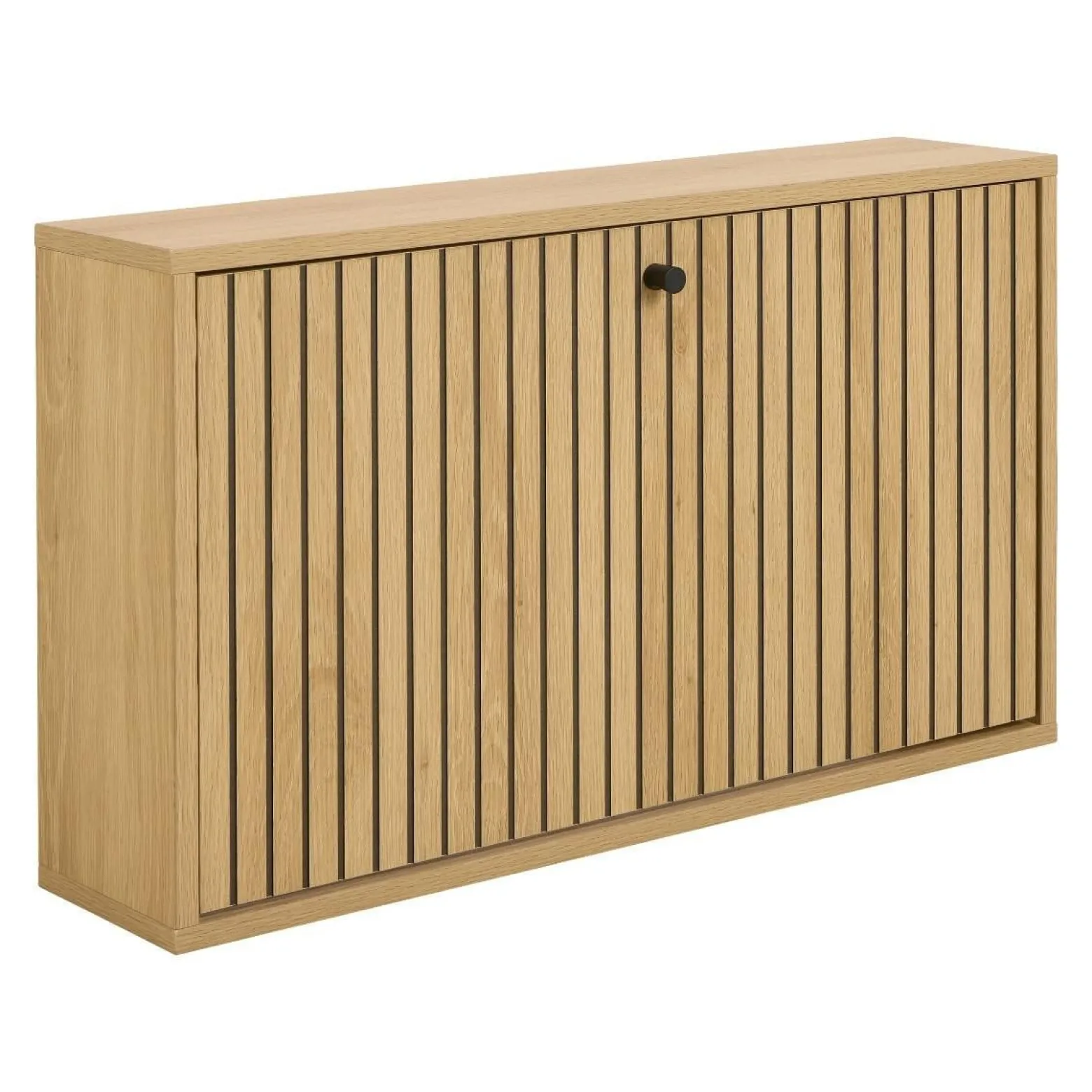 Wisząca szafka na buty Albany loft dąb czarny 72x43x17 cm