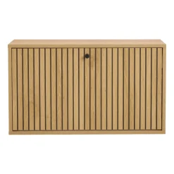 Wisząca szafka na buty Albany loft dąb czarny 72x43x17 cm