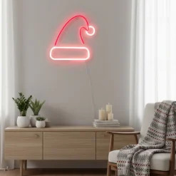 Świąteczny neon na ścianę, LED, 23 x 22 cm