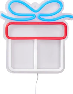Świąteczny neon na ścianę, LED, 23 x 22 cm