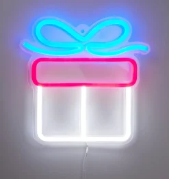 Świąteczny neon na ścianę, LED, 23 x 22 cm