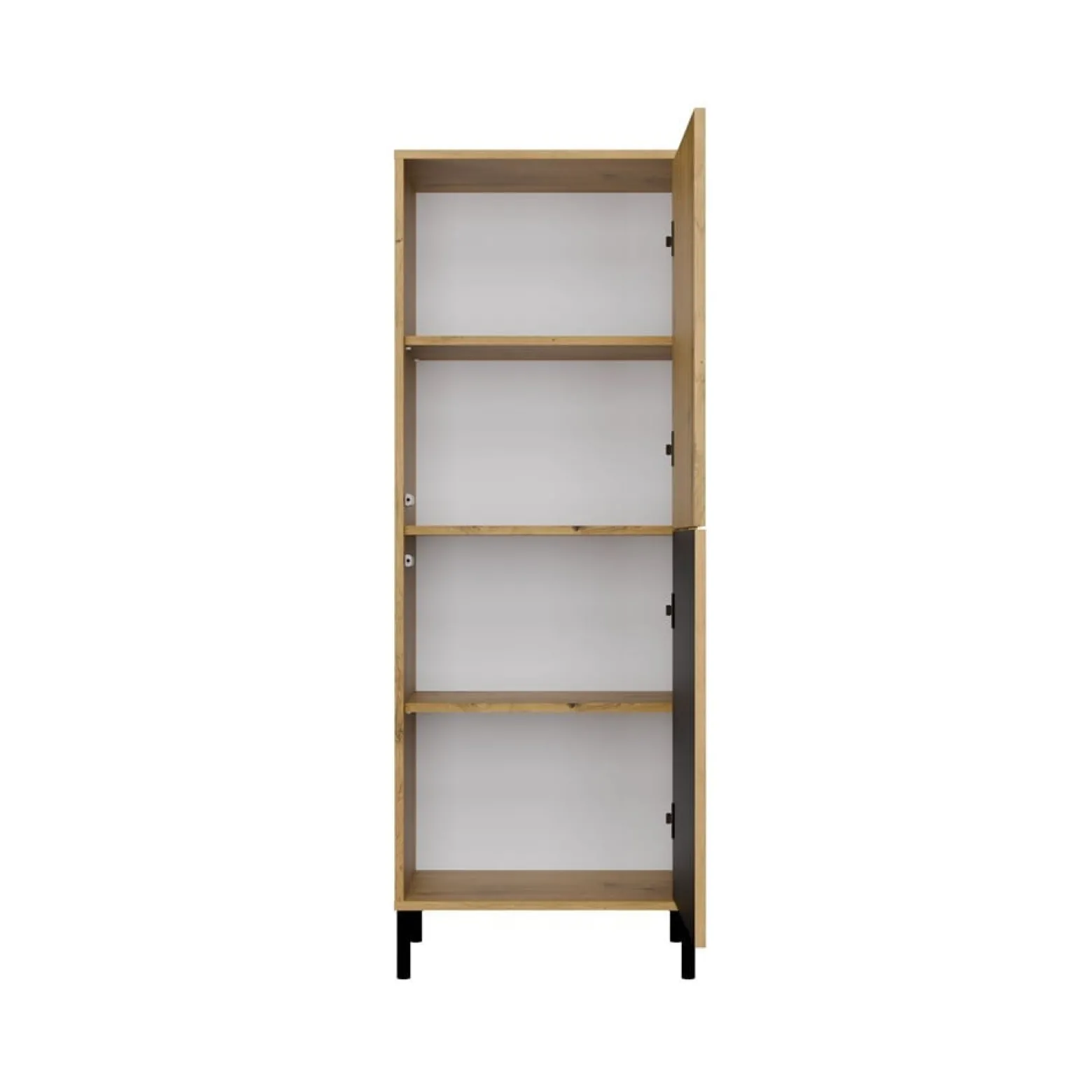 Witryna KAMARO 2DK SLIM/GŁADKI DĄB ARTISAN Lamele