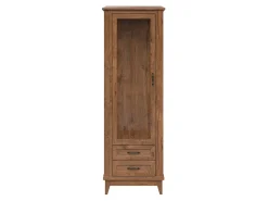 Witryna Reno 65 cm z drzwiami i 2 szufladami dąb april