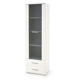 Witryna do salonu LIMA W-1 biała
