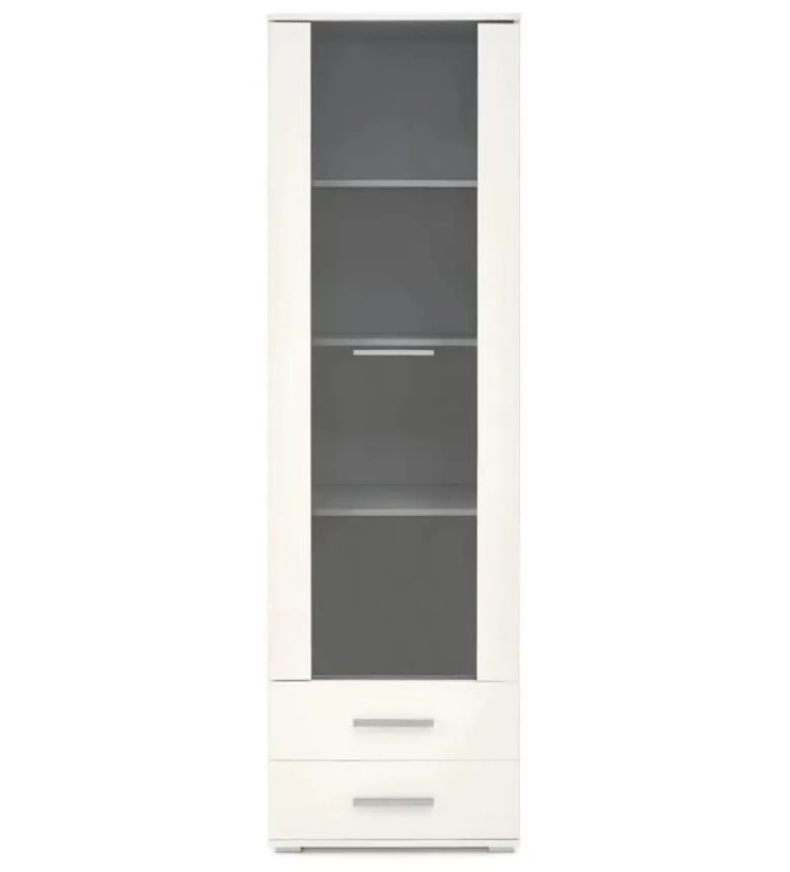 Witryna do salonu LIMA W-1 biała