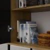 Witryna KAMARO 2DK SLIM/GŁADKI DĄB ARTISAN Lamele