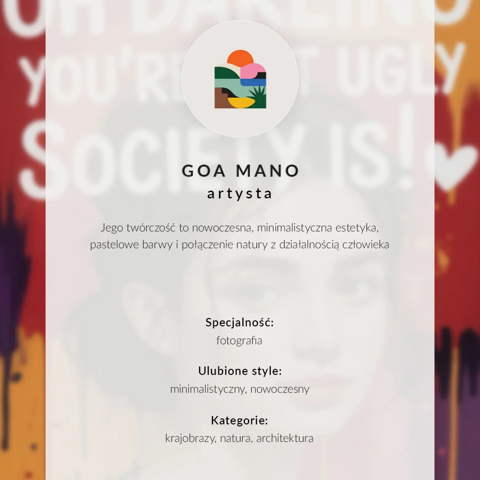 Wydruki na płótnie A4 Trzy kobiety na ścianie projektu Goa Mano