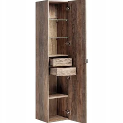 Wysoki słupek łazienkowy SANTA FE OAK 80 VINTAGE