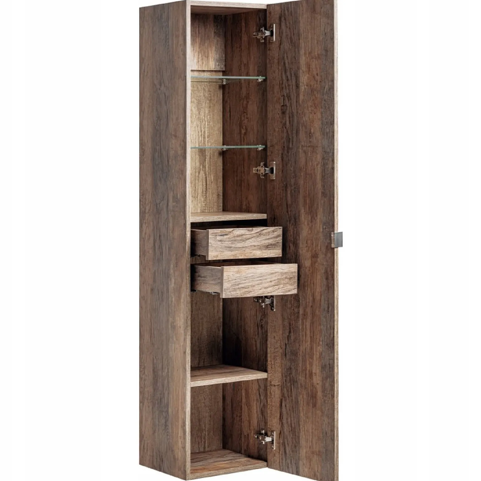 Wysoki słupek łazienkowy SANTA FE OAK 80 VINTAGE