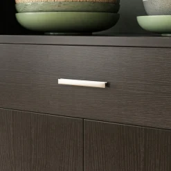 Wózek kuchenny szafka regał mobilny nowoczesny biały na kółkach półka