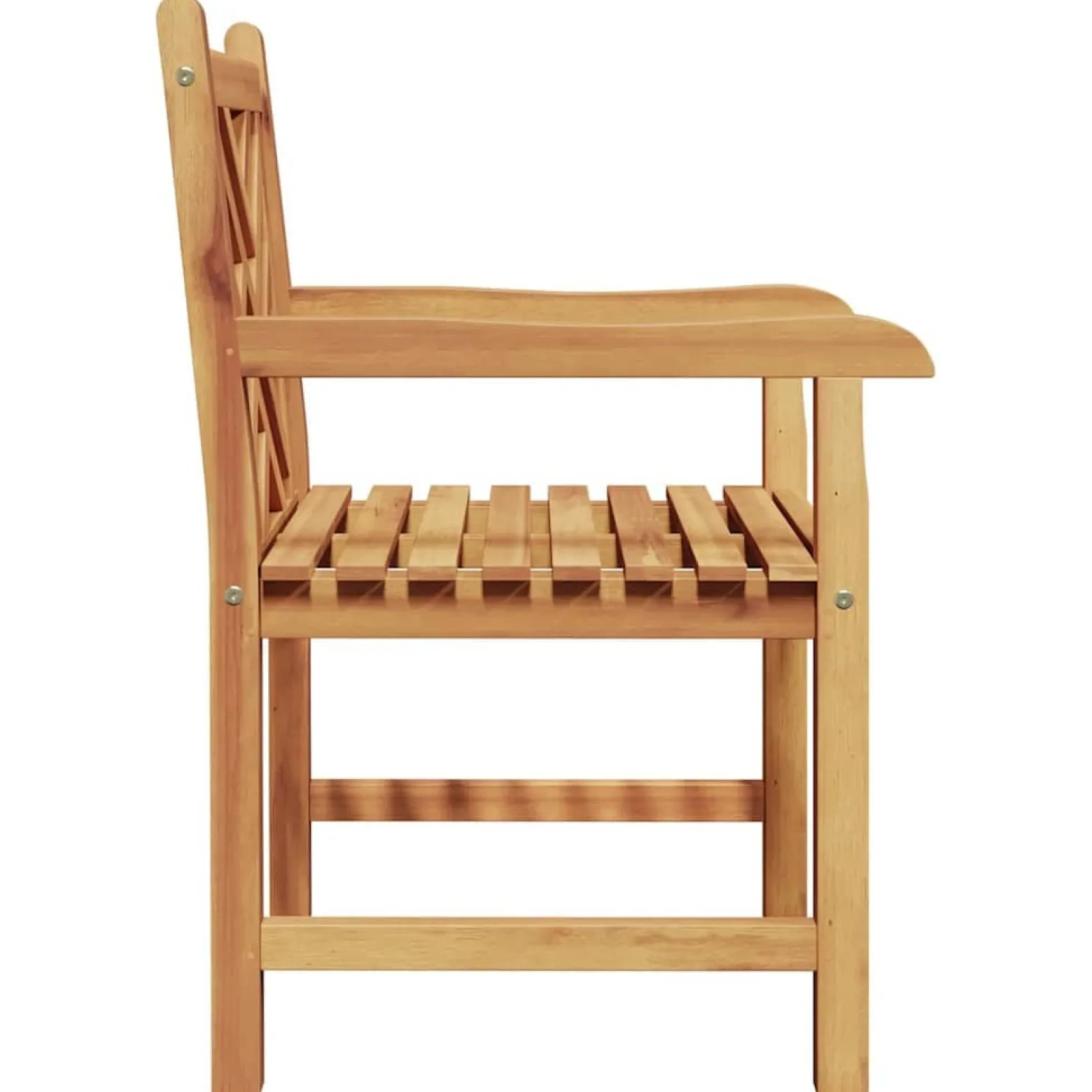 2x Krzesło Ogrodowe Drewniane Siedzisko Na Taras Balkon Ogród