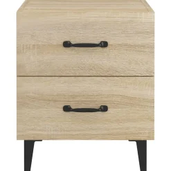 2x Szafka Nocna Komoda Stolik Półka Nocna Do Sypialni 40x35x47.5 cm