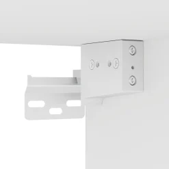 2x Szafka Nocna Wisząca Biała Komoda Stolik Nocny Do Sypialni 38x34x40 cm
