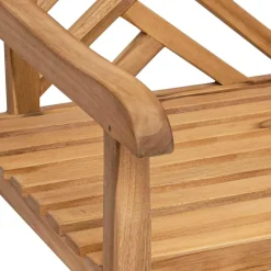 2x Krzesło Ogrodowe Drewniane Siedzisko Na Taras Balkon Ogród