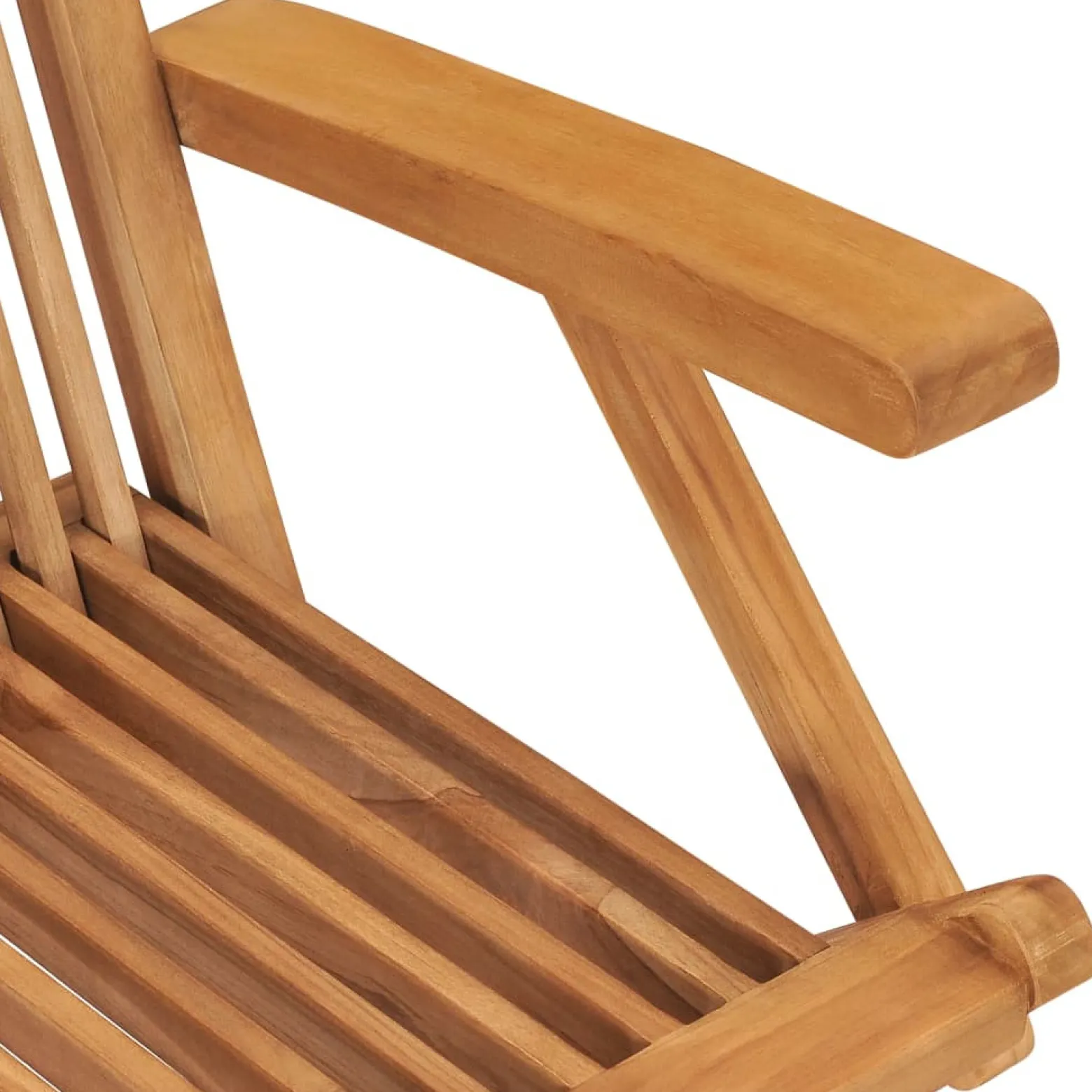 2x Krzesło Ogrodowe Składane Drewniane z Poduszkami Komplet Brązowe