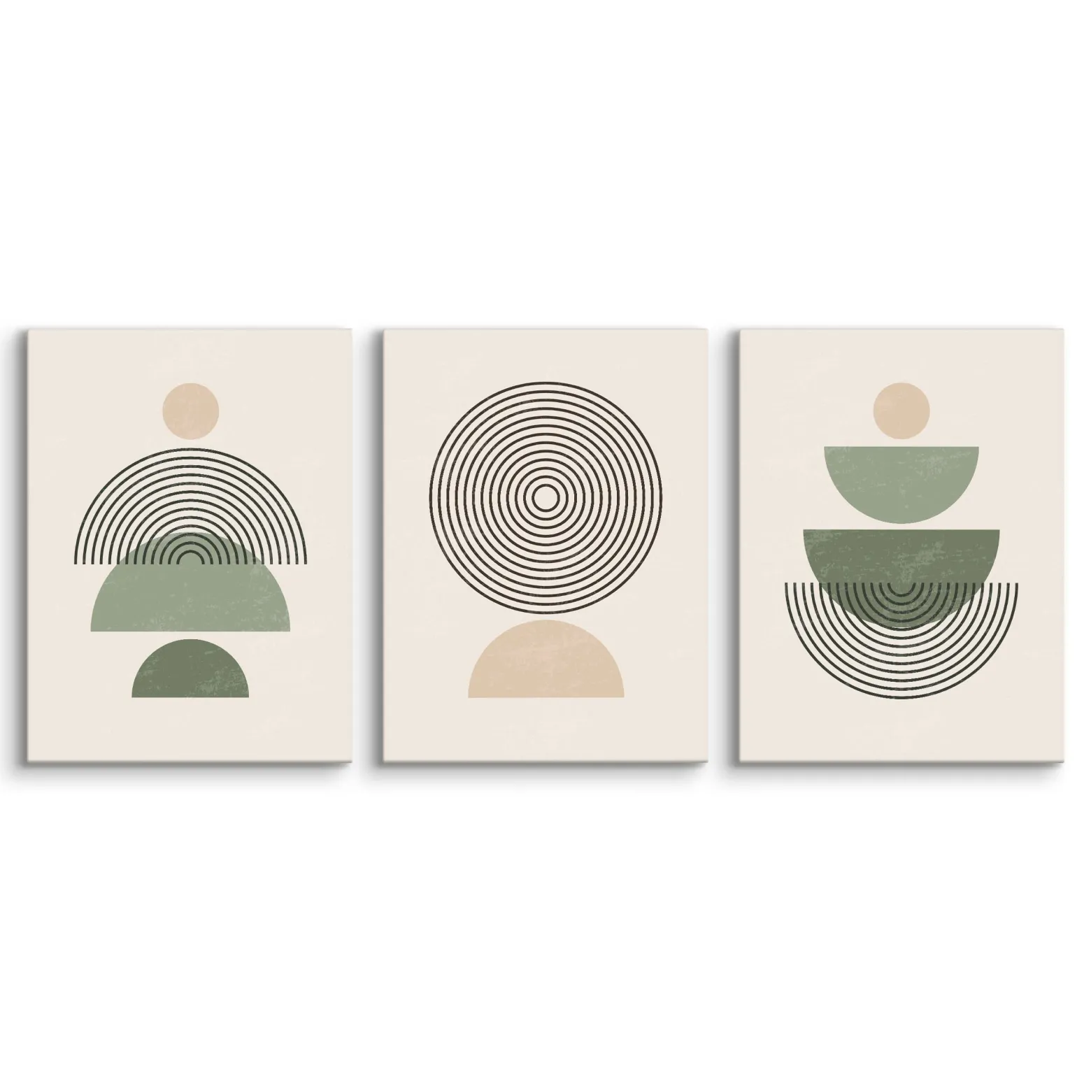 3x Obraz Set Minimalizm W Stylu Boho 30x40cm