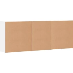 3x Szafka Biała 79x38x80 cm do Salonu Pokoju Sypialni