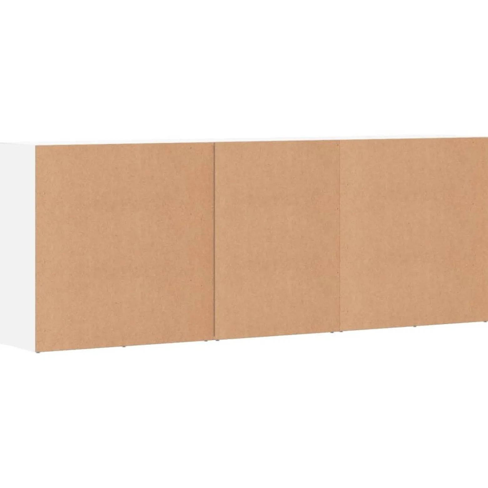 3x Szafka Biała 79x38x80 cm do Salonu Pokoju Sypialni