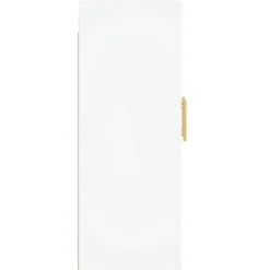 2x Szafka Biała 69.5x34x90 cm do Salonu Pokoju Sypialni