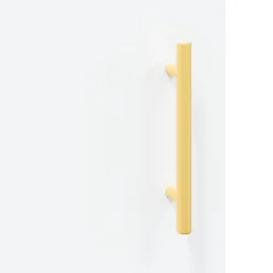 2x Szafka Biała 69.5x34x90 cm do Salonu Pokoju Sypialni