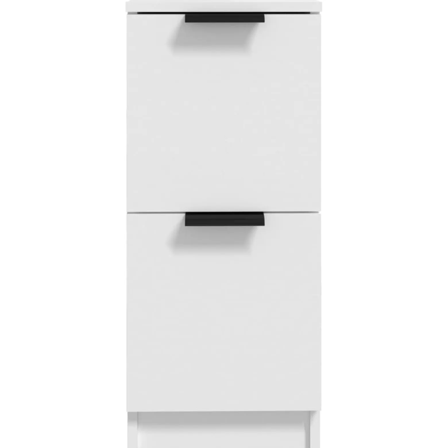 2x Szafka Biała z Drzwiami 30x30x70 cm do Salonu Pokoju Sypialni
