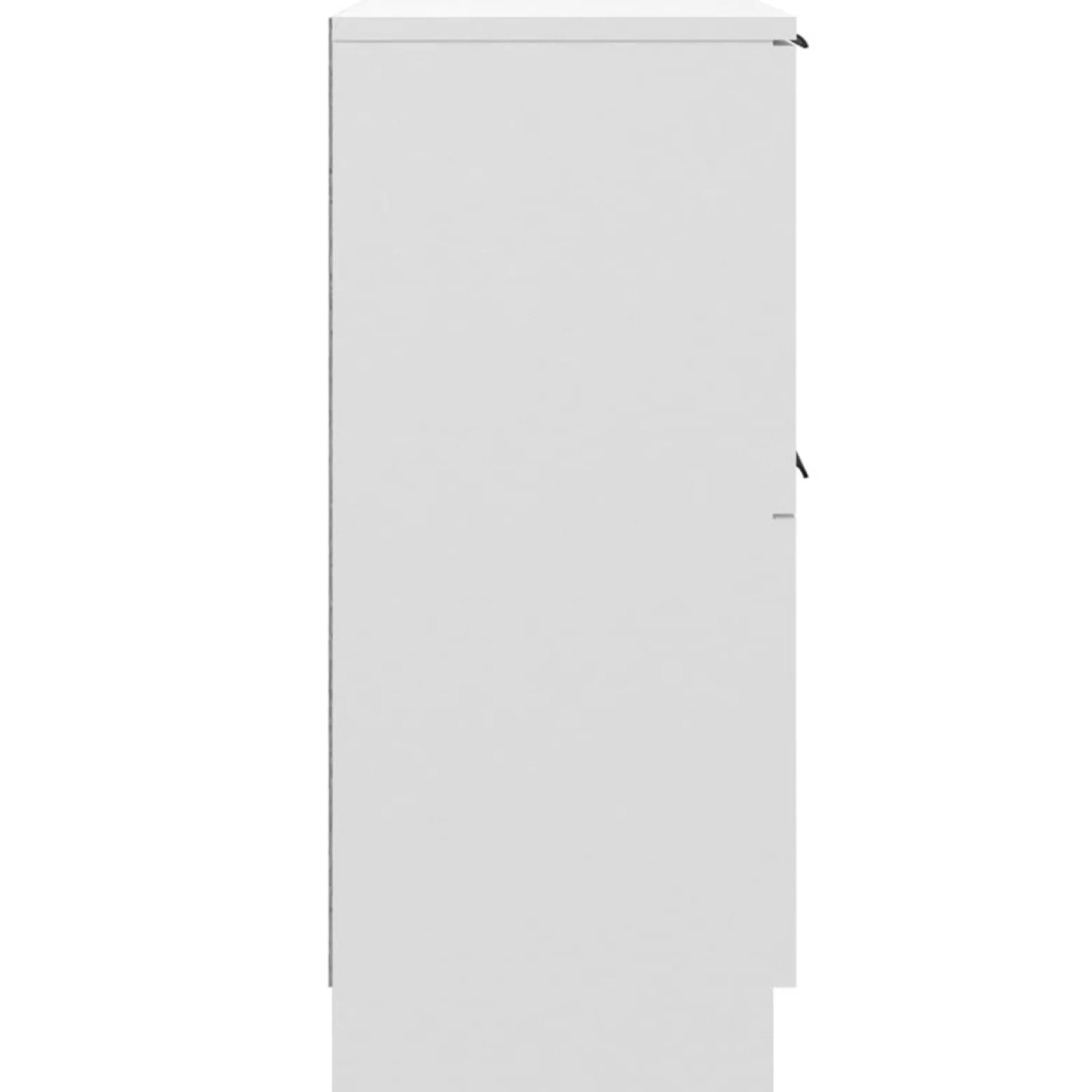 2x Szafka Biała z Drzwiami 30x30x70 cm do Salonu Pokoju Sypialni