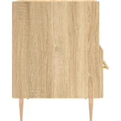 2x Szafka Nocna Komoda Brąz Stolik Półka Nocna Do Sypialni 40x35x47.5 cm